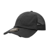 Decky 6 Panel Low Profile Relaxed Vintage Trucker | Decky 110 Black OSFM