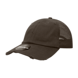 Decky 6 Panel Low Profile Relaxed Vintage Trucker | Decky 110 Chocolate OSFM