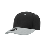 Decky 6 Panel Low Profile Structured Acrylic/Polyester Cap | Decky 206 BLK/GRY OSFM Hats