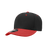 Decky 6 Panel Low Profile Structured Acrylic/Polyester Cap | Decky 206 BLK/RED OSFM Hats