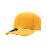 Decky 6 Panel Low Profile Structured Acrylic/Polyester Cap | Decky 206 Gold OSFM Hats