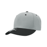 Decky 6 Panel Low Profile Structured Acrylic/Polyester Cap | Decky 206 GRY/BLK OSFM Hats