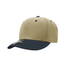 Decky 6 Panel Low Profile Structured Acrylic/Polyester Cap | Decky 206 KHA/NVY OSFM Hats