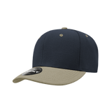 Decky 6 Panel Low Profile Structured Acrylic/Polyester Cap | Decky 206 Navy/V.Gold OSFM Hats