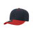 Decky 6 Panel Low Profile Structured Acrylic/Polyester Cap | Decky 206 NVY/RED OSFM Hats