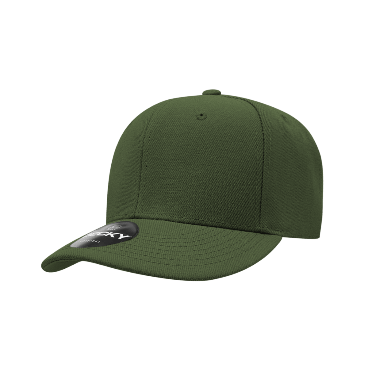 Decky 6 Panel Low Profile Structured Acrylic/Polyester Cap | Decky 206 Olive OSFM Hats