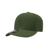 Decky 6 Panel Low Profile Structured Acrylic/Polyester Cap | Decky 206 Olive OSFM Hats