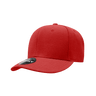 Decky 6 Panel Low Profile Structured Acrylic/Polyester Cap | Decky 206 Red OSFM Hats