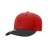 Decky 6 Panel Low Profile Structured Acrylic/Polyester Cap | Decky 206 RED/BLK OSFM Hats