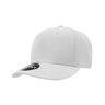Decky 6 Panel Low Profile Structured Acrylic/Polyester Cap | Decky 206 White OSFM Hats