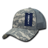 Decky 6 Panel Low Profile Structured Camo Trucker | Decky 218 ACU OSFM