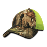 Decky 6 Panel Low Profile Structured Camo Trucker | Decky 218 Greybark/Neon Yellow OSFM