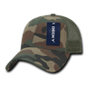Decky 6 Panel Low Profile Structured Camo Trucker | Decky 218 Woodland OSFM