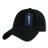Decky 6 Panel Low Profile Structured Corduroy Cap | Decky 231 Black OSFM Hats