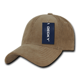 Decky 6 Panel Low Profile Structured Corduroy Cap | Decky 231 Khaki OSFM Hats