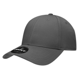 Decky 6 Panel Low Profile Structured Cotton Cap | Decky 209 Charcoal OSFM Hats