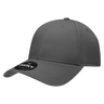 Decky 6 Panel Low Profile Structured Cotton Cap | Decky 209 Charcoal OSFM Hats