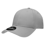 Decky 6 Panel Low Profile Structured Cotton Cap | Decky 209 L. Grey OSFM Hats