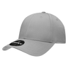 Decky 6 Panel Low Profile Structured Cotton Cap | Decky 209 L. Grey OSFM Hats