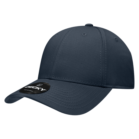 Decky 6 Panel Low Profile Structured Cotton Cap | Decky 209 Navy OSFM Hats