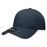 Decky 6 Panel Low Profile Structured Cotton Cap | Decky 209 Navy OSFM Hats
