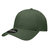 Decky 6 Panel Low Profile Structured Cotton Cap | Decky 209 Olive OSFM Hats