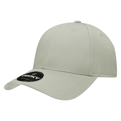 Decky 6 Panel Low Profile Structured Cotton Cap | Decky 209 Stone OSFM Hats