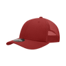 Decky 6 Panel Low Profile Structured Cotton Trucker | Decky 214 Cardinal/Cardinal OSFM