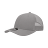 Decky 6 Panel Low Profile Structured Cotton Trucker | Decky 214 Grey/Grey OSFM