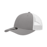 Decky 6 Panel Low Profile Structured Cotton Trucker | Decky 214 Grey/White OSFM