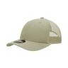 Decky 6 Panel Low Profile Structured Cotton Trucker | Decky 214 Khaki/Khaki OSFM