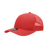 Decky 6 Panel Low Profile Structured Cotton Trucker | Decky 214 Red/Red OSFM