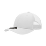 Decky 6 Panel Low Profile Structured Cotton Trucker | Decky 214 White/White OSFM