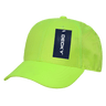 Decky 6 Panel Low Profile Structured Neon Cap | Decky 761 Neon Green OSFM Hats