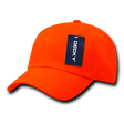 Decky 6 Panel Low Profile Structured Neon Cap | Decky 761 Neon Orange OSFM Hats