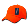 Decky 6 Panel Low Profile Structured Neon Cap | Decky 761 Neon Orange OSFM Hats