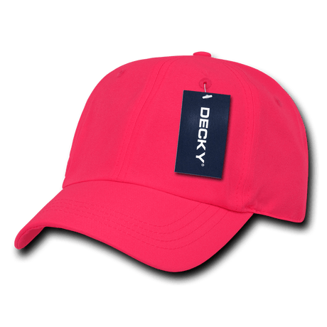 Decky 6 Panel Low Profile Structured Neon Cap | Decky 761 Neon Pink OSFM Hats