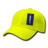 Decky 6 Panel Low Profile Structured Neon Cap | Decky 761 Neon Yellow OSFM Hats