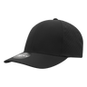 Decky 6 Panel Low Profile Structured Perforated Performance Cap | Decky 6046 Black Standard Hats