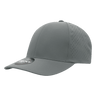 Decky 6 Panel Low Profile Structured Perforated Performance Cap | Decky 6046 Charcoal Standard Hats