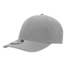 Decky 6 Panel Low Profile Structured Perforated Performance Cap | Decky 6046 Grey Standard Hats