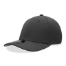 Decky 6 Panel Mid Prof Perforated Cap | Decky 6412 Black Standard Hats
