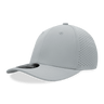 Decky 6 Panel Mid Prof Perforated Cap | Decky 6412 Grey Standard Hats