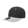 Decky 6 Panel Mid Profile Structured Acrylic/Polyester Cap | Decky 207 BLK/GRY Standard Hats