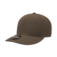 Decky 6 Panel Mid Profile Structured Acrylic/Polyester Cap | Decky 207 Brown Standard Hats