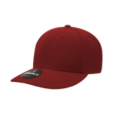Decky 6 Panel Mid Profile Structured Acrylic/Polyester Cap | Decky 207 Cardinal Standard Hats