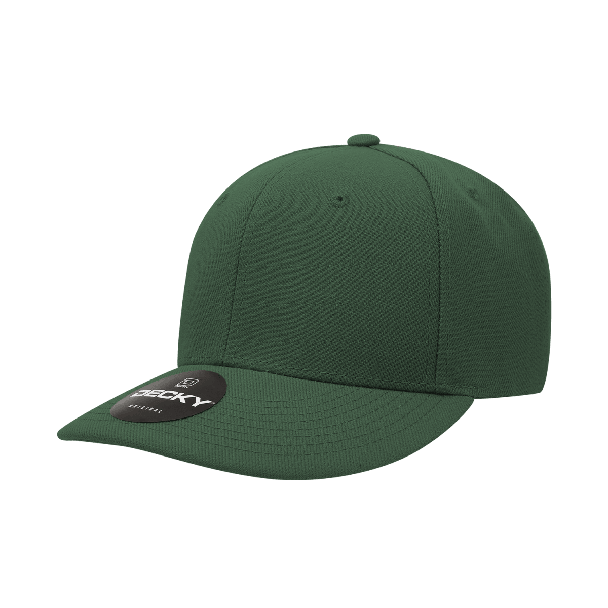 Decky 6 Panel Mid Profile Structured Acrylic/Polyester Cap | Decky 207 Forest Standard Hats