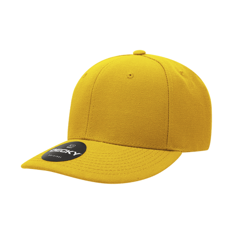 Decky 6 Panel Mid Profile Structured Acrylic/Polyester Cap | Decky 207 Gold Standard Hats