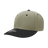 Decky 6 Panel Mid Profile Structured Acrylic/Polyester Cap | Decky 207 KHA/BLK Standard Hats