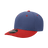 Decky 6 Panel Mid Profile Structured Acrylic/Polyester Cap | Decky 207 NVY/RED Standard Hats